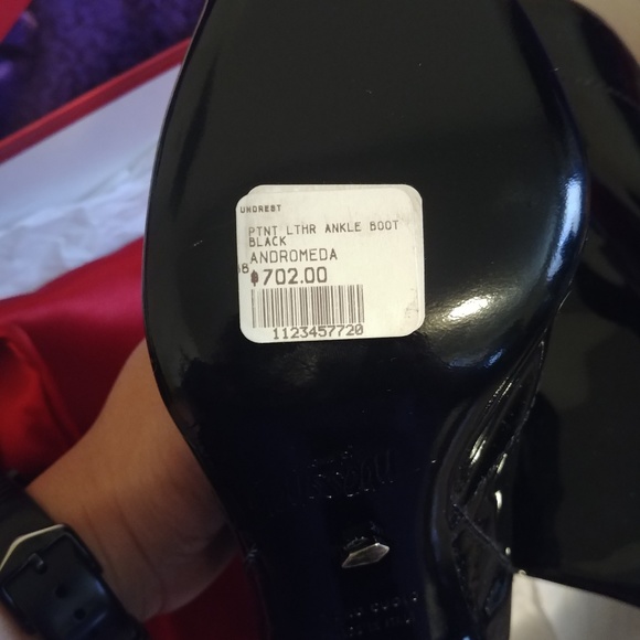 Jerome c. Rousseau andromeda patent black boots 38 - Picture 4 of 4